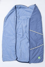 baby parka stroller cover blue boot zipper shown
