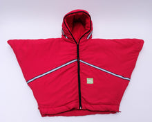 baby parka toddler coat red front view
